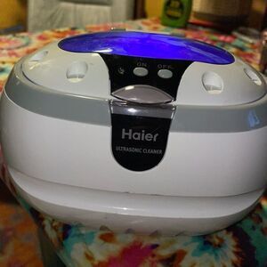 Haier hu335w Ultrasonic Cleaner For Jewelry eyeglasses and more